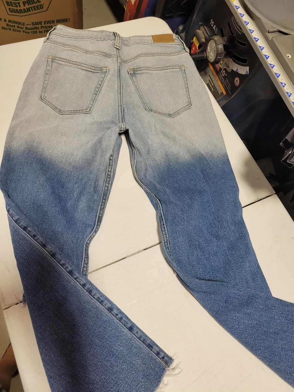 Hollister Light Blue Vintage High-Rise Straight Jeans - Picture 3 of 4